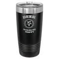 Beer Makes Me Hoppy 20 oz Tumbler | Black