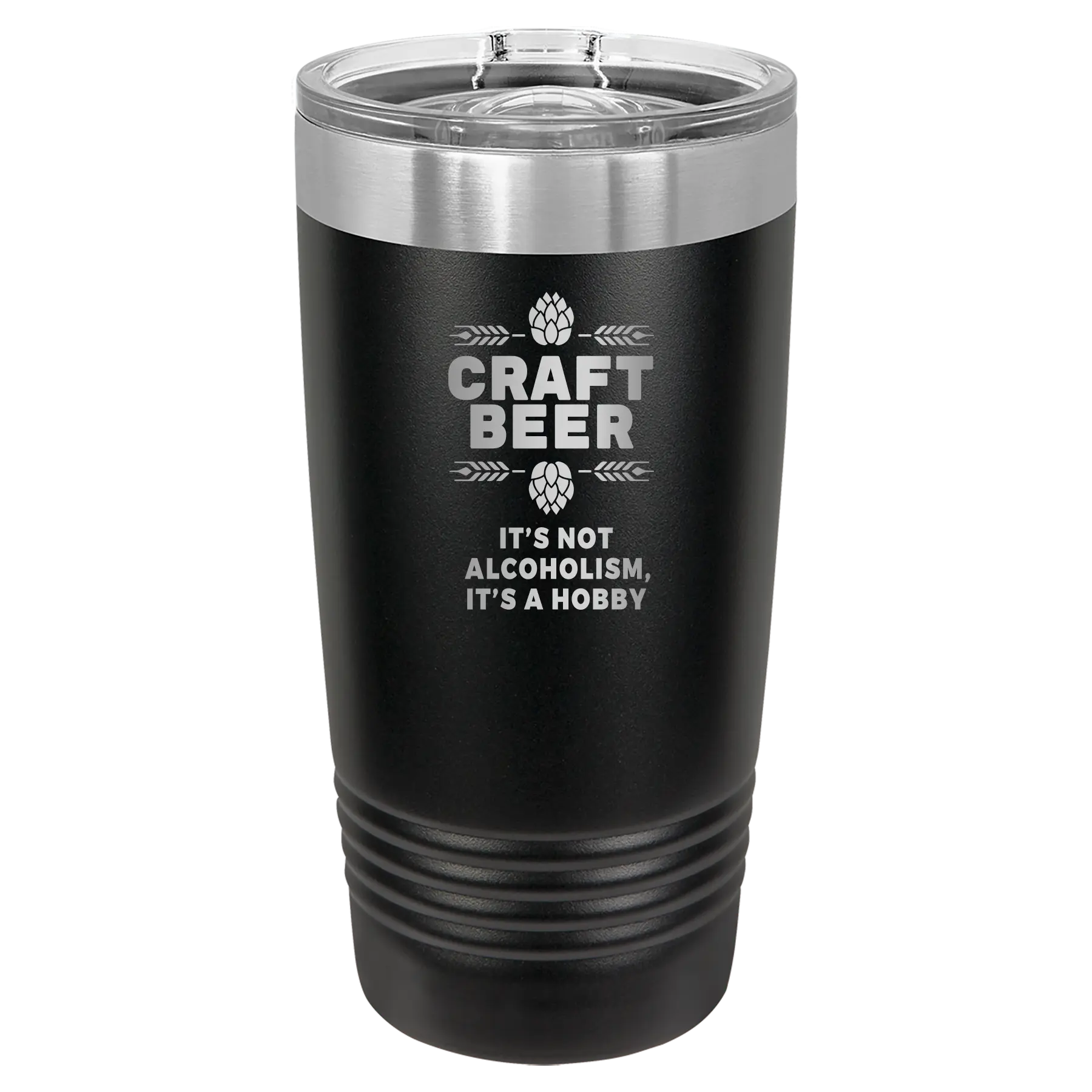 Craft Beer 20 oz Tumbler | Black