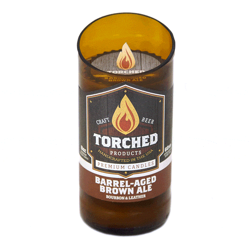 Barrel-Aged Brown Ale Beer Candle