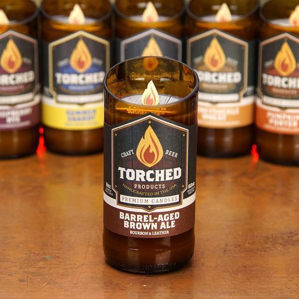 Barrel-Aged Brown Ale Beer Candle